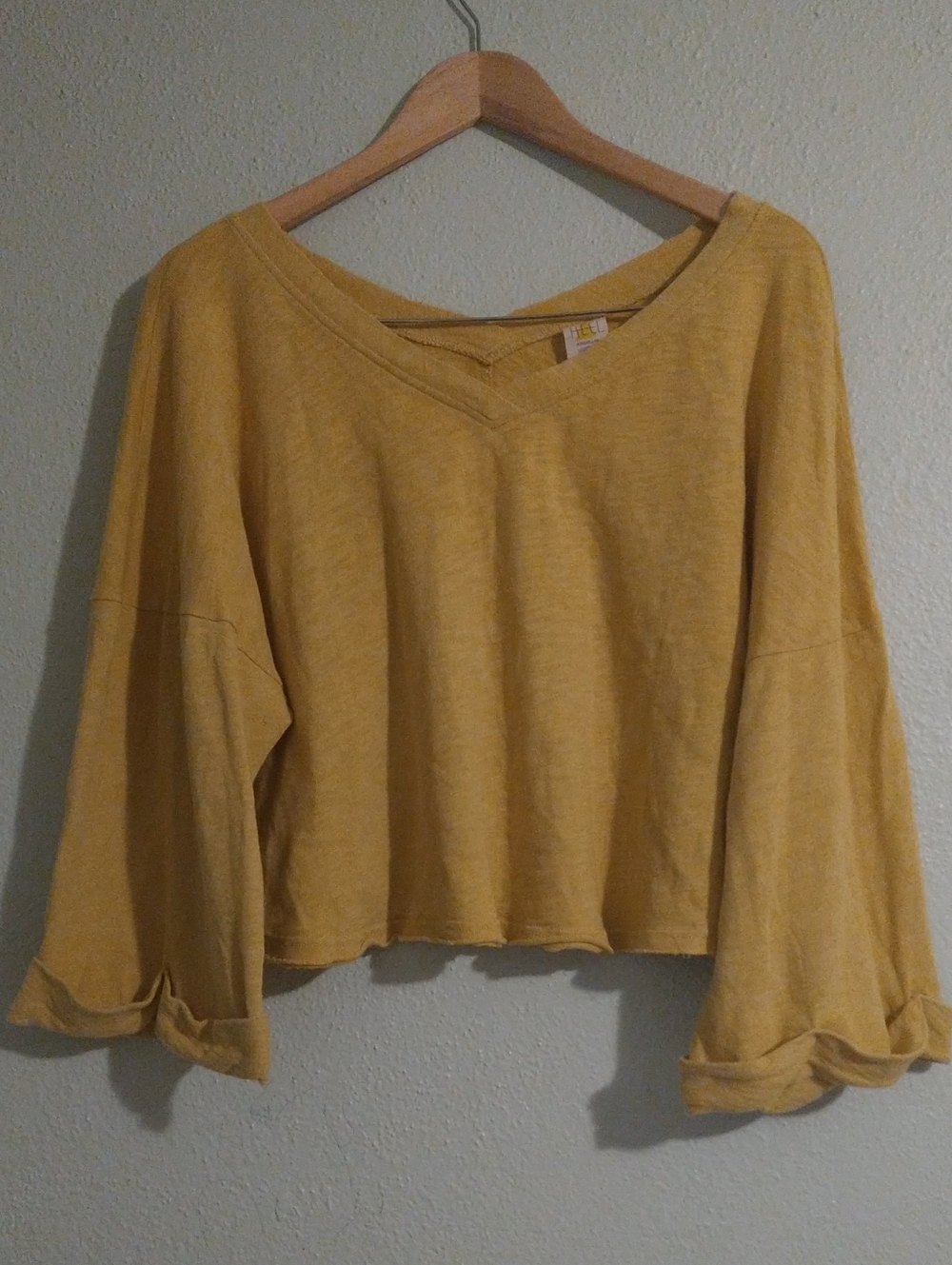 Heel Athens Lab Top Oversized  Asymmetrical Boxy Bohemian O/S